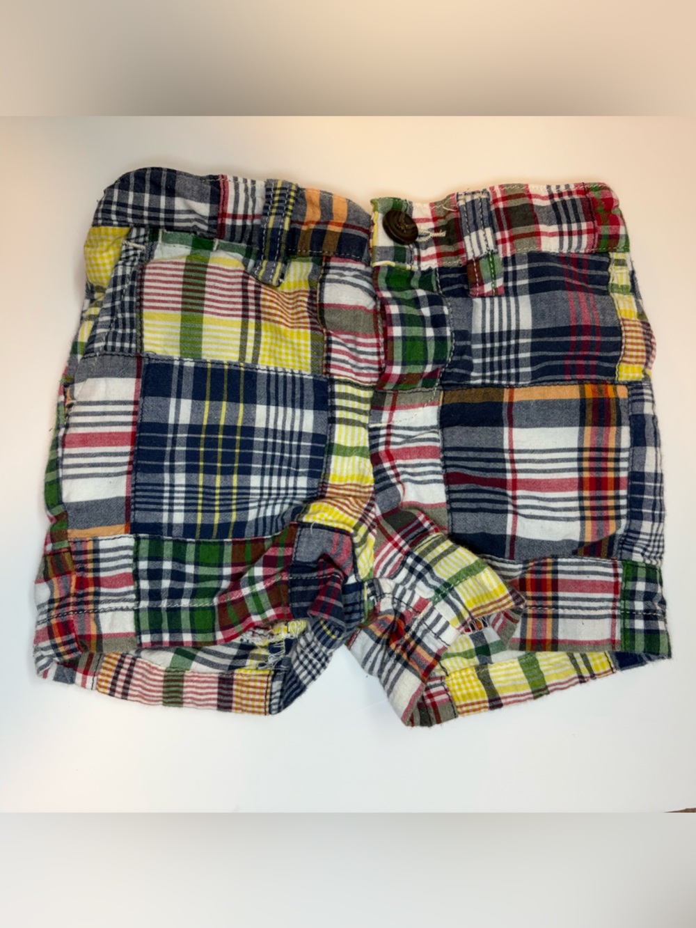 Polo Ralph Lauren Baby Multicolour Plaid Shorts, Size 6M, Preppy, Old Money,